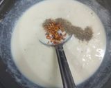 A picture of step 4 of Chicken cheese white sauce farfalle pasta.
