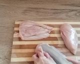 Foto del paso 1 de la receta Pechuga de pollo rellena de piña