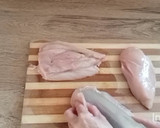 Foto del paso 1 de la receta: Pechuga de pollo rellena de piña