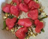 A picture of step 3 of Watermelon Charu.