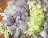 A picture of step 1 of Leftover Veg Fried Rice.