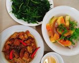 Hình bước làm 2 của món Mâm cơm mùa hè 2