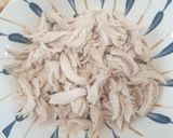 Foto langkah ke 1 dari resep Ayam Suwir Kacang Polong.