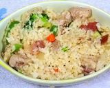 (小烤箱料理之四:剩飯料理) 奶香焗烤飯的食譜步驟6照片