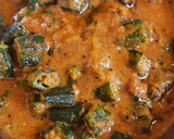 வெண்டைக்காய் கிரேவி ரெசிபி ஸ்டேப் 3 புகைப்படம்