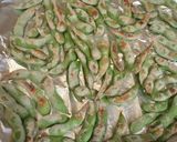 A picture of step 2 of Grilled Edamame.