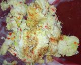 A picture of step 3 of Yam rolls.