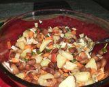 A picture of step 4 of Red beans salad.