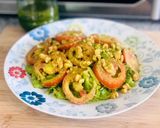 Foto del paso 1 de la receta: Ensalada verde con nueces y salsa pesto