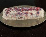 Patriotic Vanilla Cake Roll with Whipped White Chocolate Ganache Filling and Frosting recipe step 26 photo