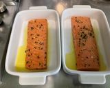 Une image de l'étape 4 de Cœur de saumon à la crème d’oseille.