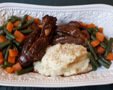Foto del paso 8 de la receta: Cordero al horno con puré de patatas y verduras