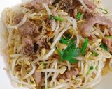Hình bước làm 4 của món Thịt bò xào giá