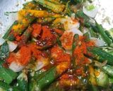 A picture of step 5 of Bhindi do pyaza.