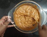 A picture of step 6 of Eggless plum cake.