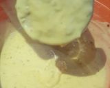 A picture of step 2 of Baingan k pakore.