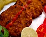 عکس مرحله 1 از دستور برگر مرغ و سویا