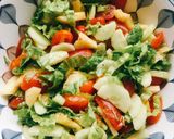 Hình bước làm 2 của món Burrata Salad