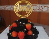 Foto langkah ke 6 dari resep Fudgy Brownies Tower.