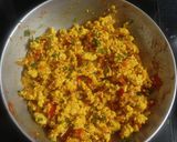 A picture of step 7 of Tofu bhurji.