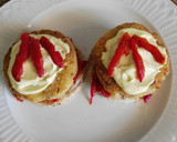 Foto del paso 9 de la receta: Hamburguesa de bacalao con pimientos asados
