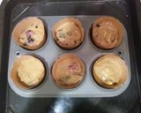 A picture of step 3 of Gluten-free Blueberry Muffins.