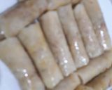 A picture of step 4 of Cigars or Briouats with Chinese Vermicelli and Ground Beef.