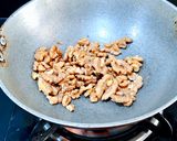 A picture of step 1 of Walnut Halwa.