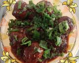 A picture of step 3 of Veg Manchurian.