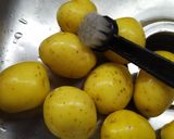 Foto del paso 1 de la receta: Ensalada de papines y huevos de codorniz