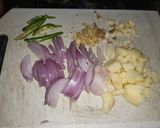 A picture of step 2 of Masala soya rice.