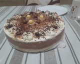 Foto del paso 3 de la receta: Tarta de nata y chocolate