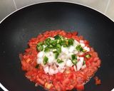 Foto del paso 4 de la receta: Ejotes acompañados con verduras y huevos