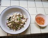 รูปขั้นตอนการทำที่ 1 ของ ผัดเห็ดเผาะผักบุ้งกุ้งแห้งน้ำมันหอย