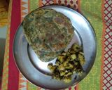 A picture of step 6 of Spinach paratha.