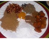 A picture of step 1 of Beef chana Biryani.