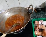 A picture of step 3 of Fish Curry.