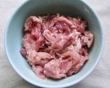 A picture of step 1 of Hearty Meal! Garlic Chives, Eggs & Pork Strips.