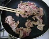A picture of step 5 of Hearty Meal! Garlic Chives, Eggs & Pork Strips.