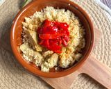 Foto del paso 4 de la receta: Cuscús con alcachofas y pimientos de piquillo