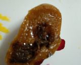 A picture of step 6 of Besan-gulkand burfi.