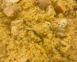 A picture of step 4 of Chicken & Rice.