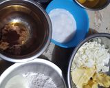 Foto langkah ke 1 dari resep Peanut Butter Steam Brownies.