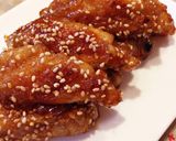 A picture of step 11 of Irresistible Sweet and Spicy Fried Chicken Wings.