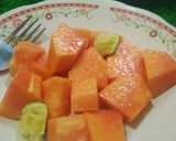 Foto langkah ke 3 dari resep Pepaya Jeruk Nipis.