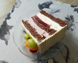 Tort serowo- owocowy na Dzień Mamy krok przepisu 7 zdjęcie