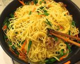 A picture of step 4 of Vegetable-Packed Salt Yakisoba (Japanese Stir-Fried Noodles).
