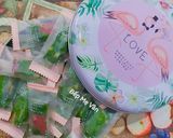 Hình bước làm 5 của món Kẹo Nougat (Kẹo Hạnh Phúc) Trà Xanh