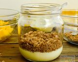 A picture of step 2 of Mango Breakfast Parfait.