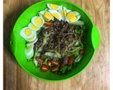Hình bước làm 4 của món Salad Trộn Bò Trứng